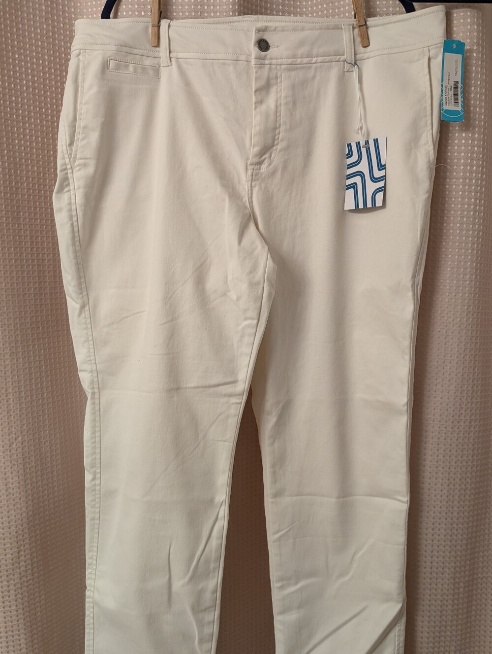 Women s White Cotton Casual Pants
